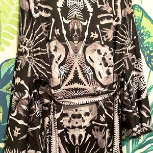 Blackmilk KALEIDOSCOPE OF BONES SWAN KIMONO